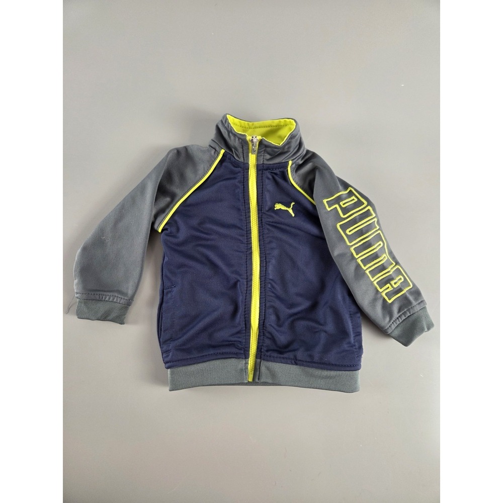 PUMA 6-9 Months Infant Baby Track Jacket Navy